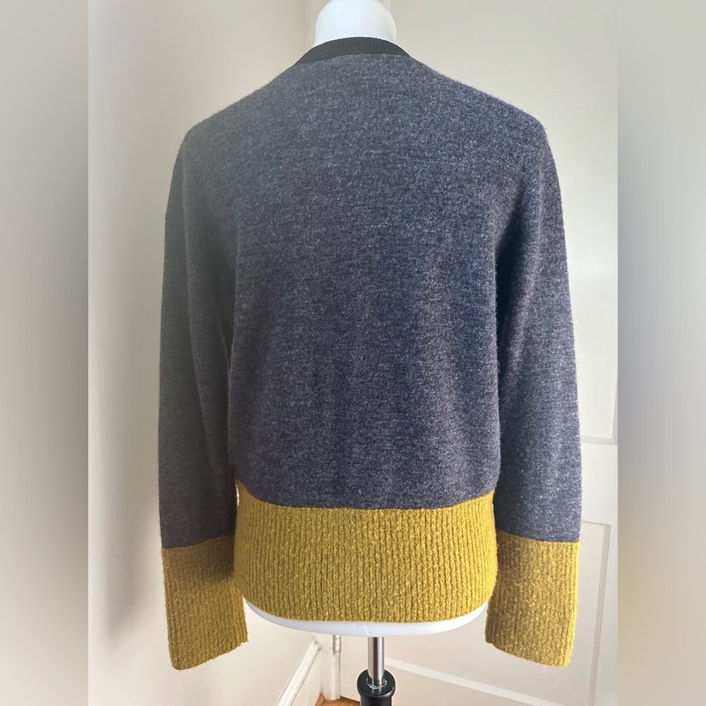 COS Multicolor Color Block V-Neck Cardigan - Picture 4 of 10